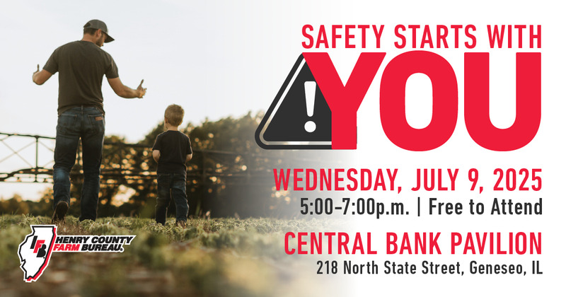Join the Free Safety Awareness Event in Geneseo Hosted by Henry County Farm Bureau on July 9th