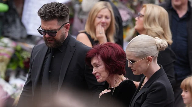 Ozzy Osbourne’s family, fans say goodbye to rock legend