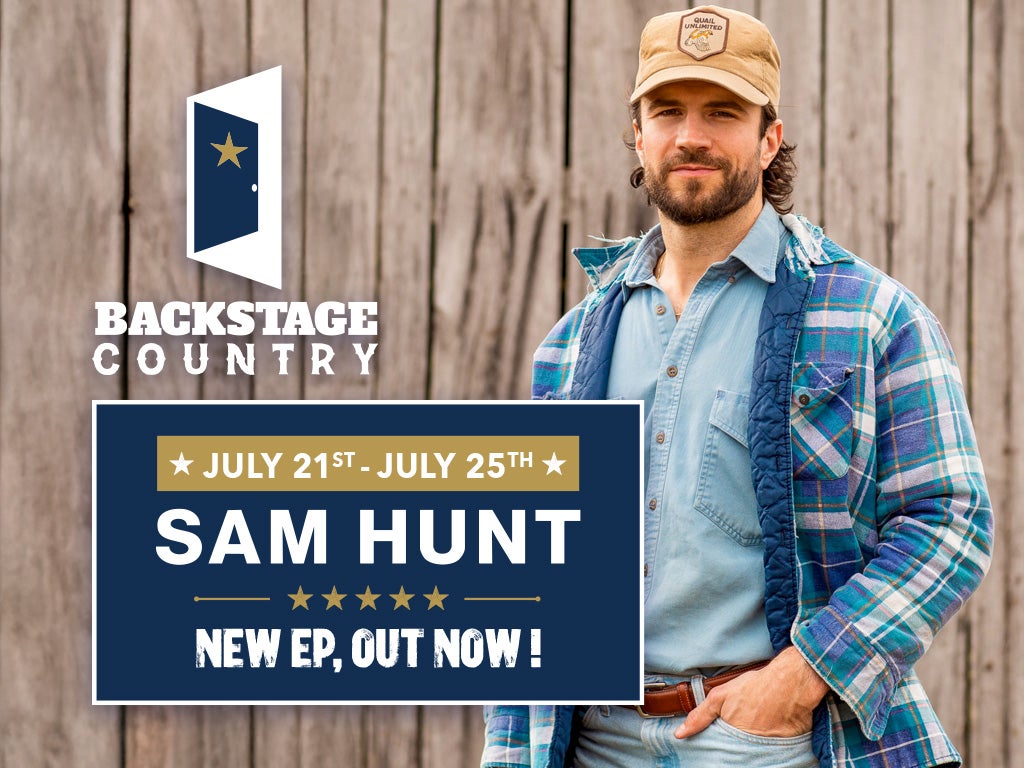 This Week’s Backstage Country Host: Sam Hunt