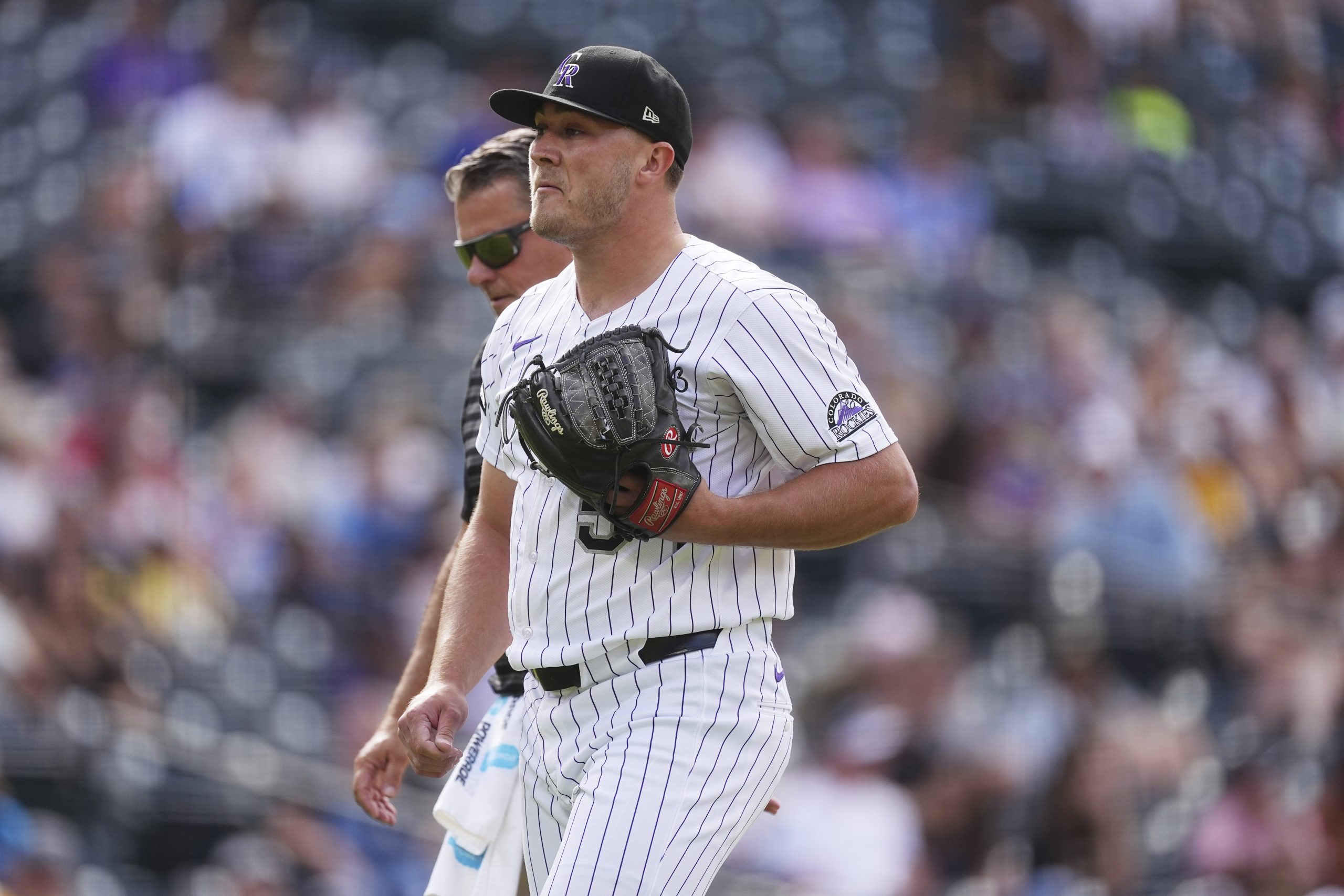 Rockies closer Seth Halvorsen placed on injured list with an elbow strain