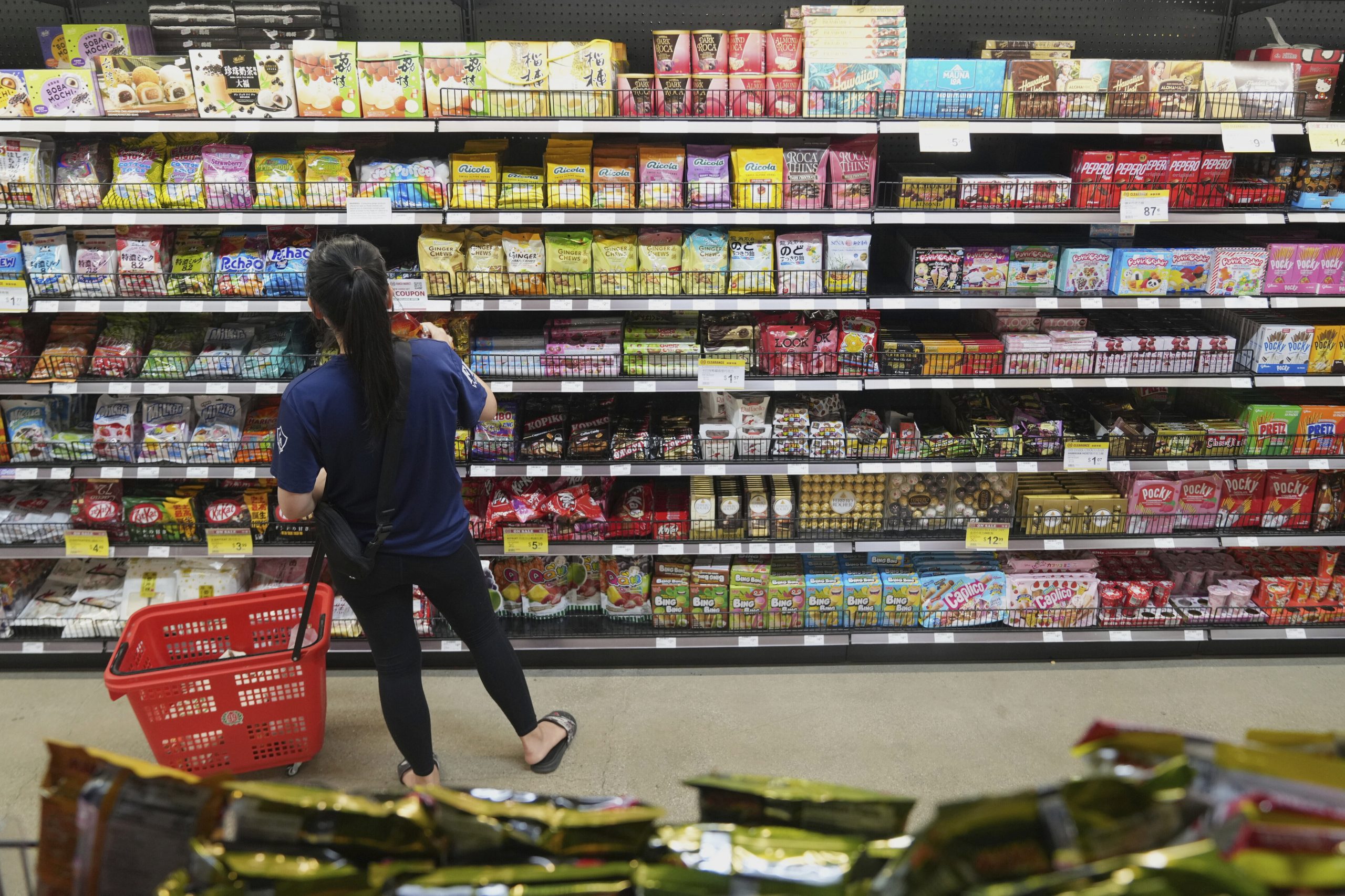 The vast majority of US adults are stressed about grocery costs, an AP-NORC poll finds