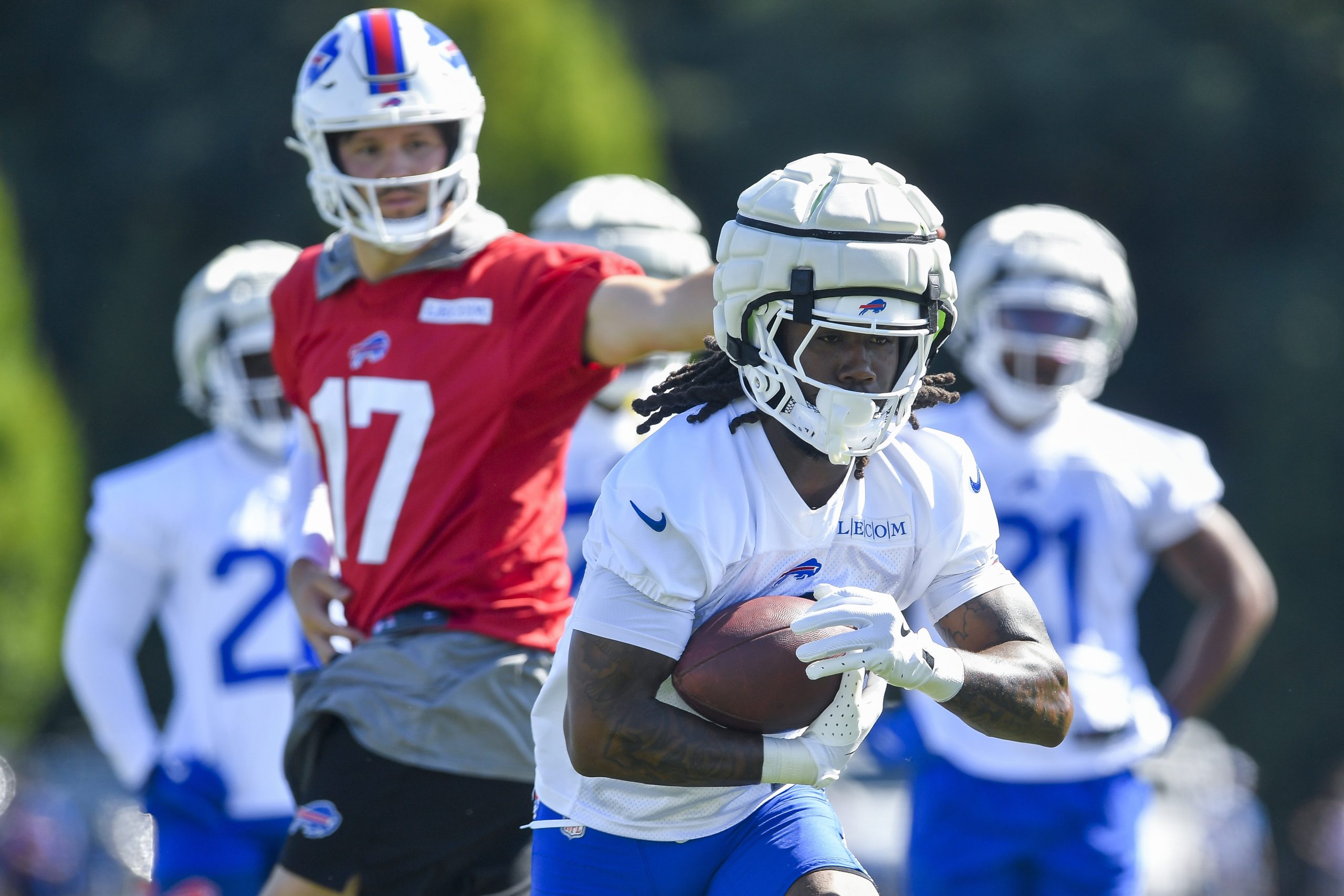 Running back James Cook’s contract standoff with Bills reaches 3rd practice