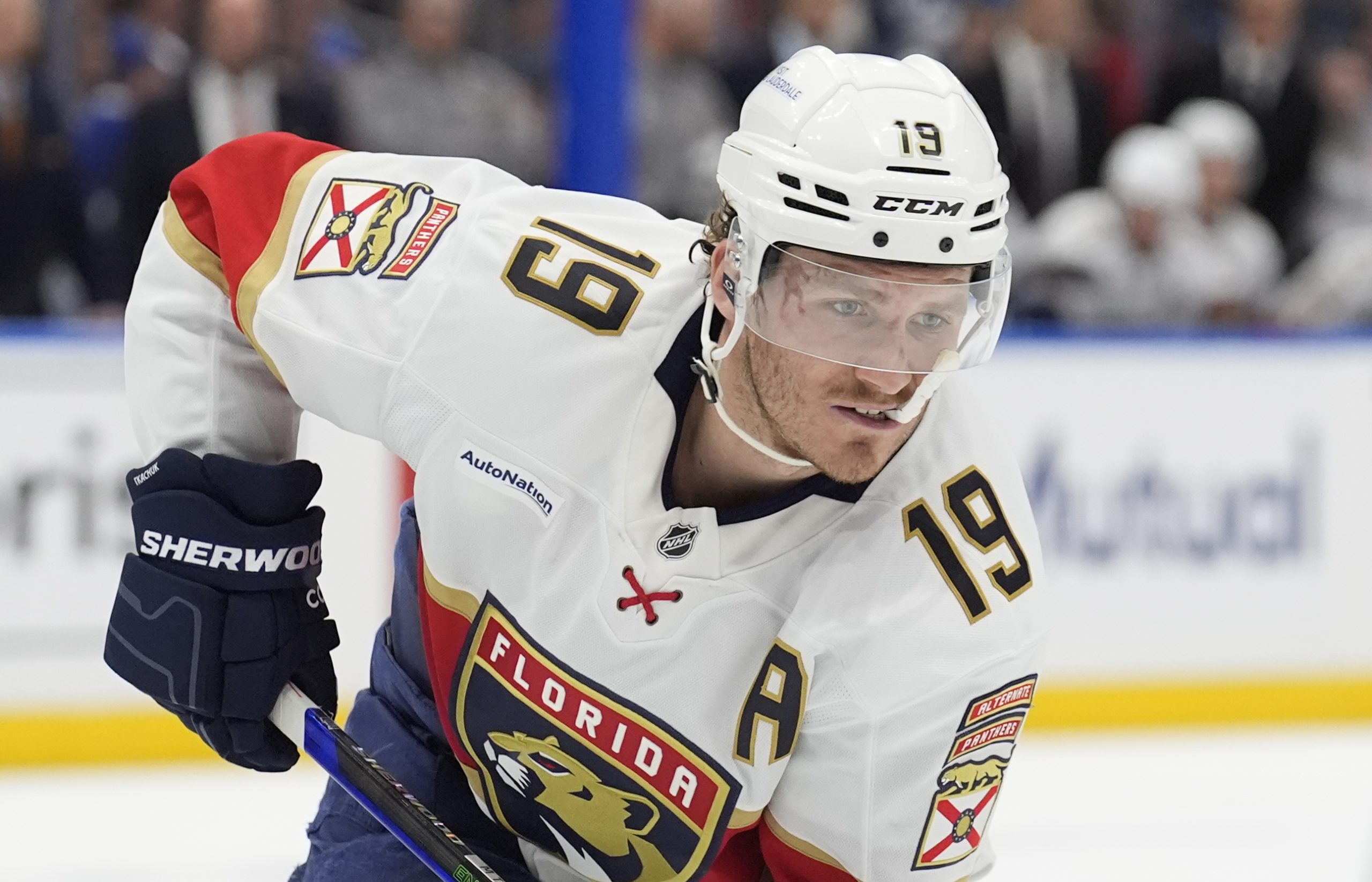 Panthers’ Tkachuk says he’s undecided on whether to have surgery to address last season’s injuries