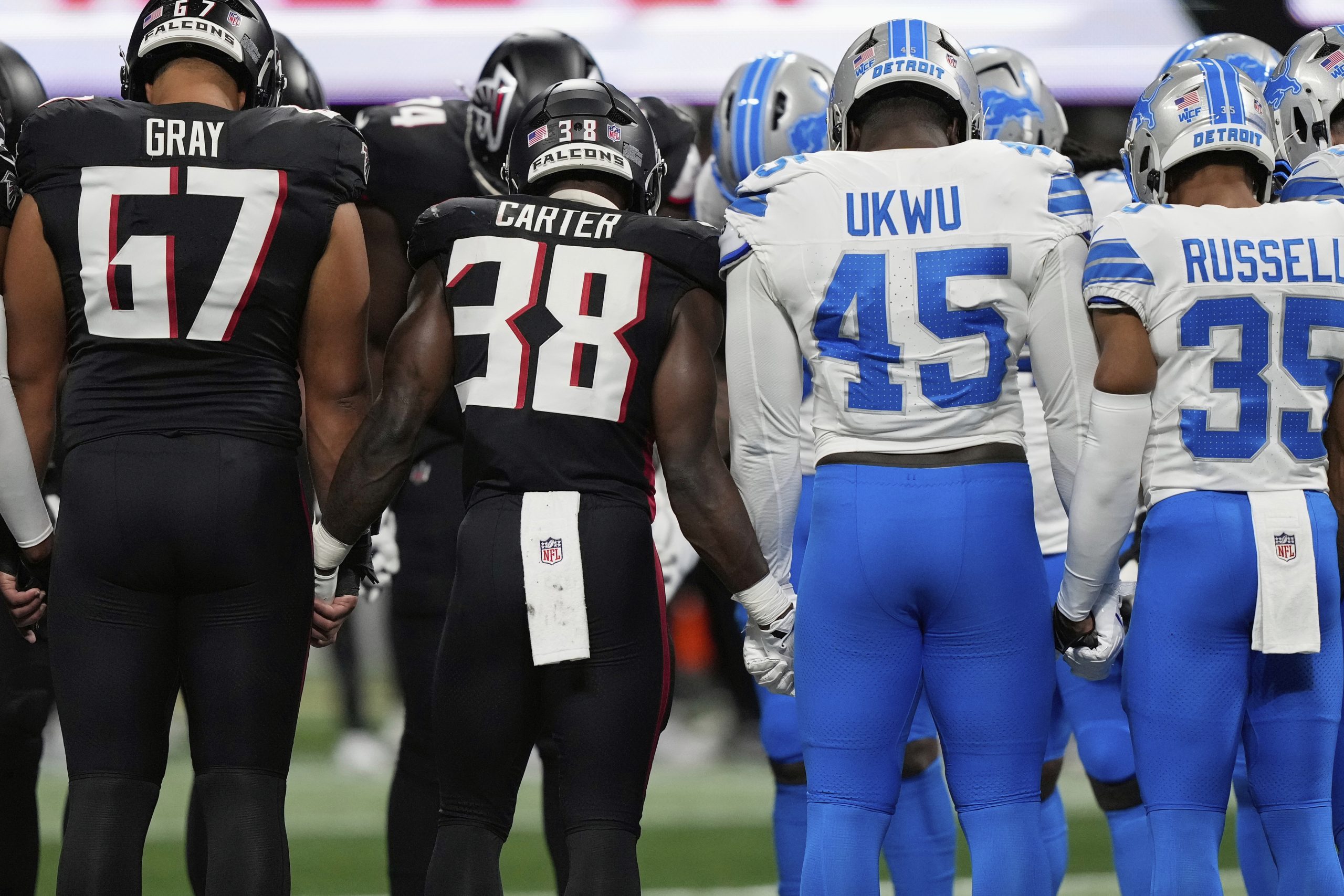 Lions safety Morice Norris arrives at the team’s training facility after injury, AP source says