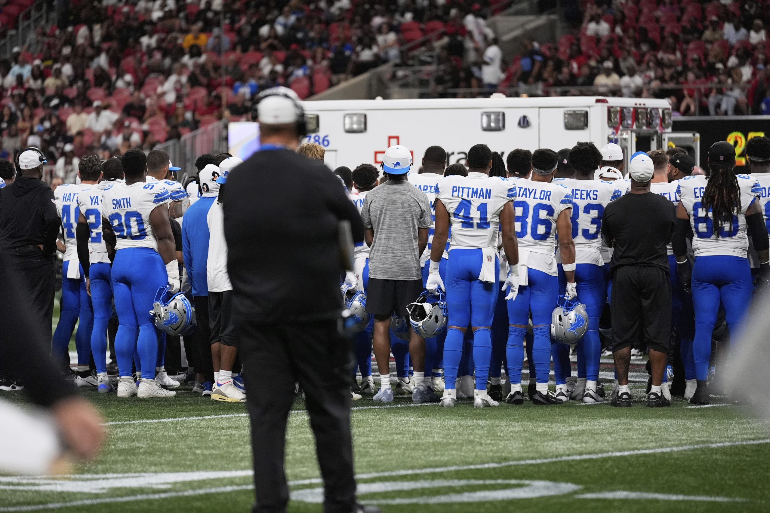 Lions safety Morice Norris is in concussion protocol and team will ease him back in, coach says