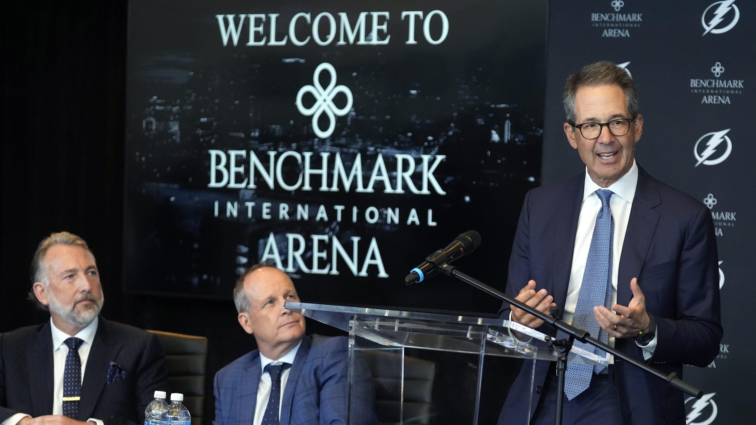 The home of the NHL’s Tampa Bay Lightning renamed Benchmark International Arena
