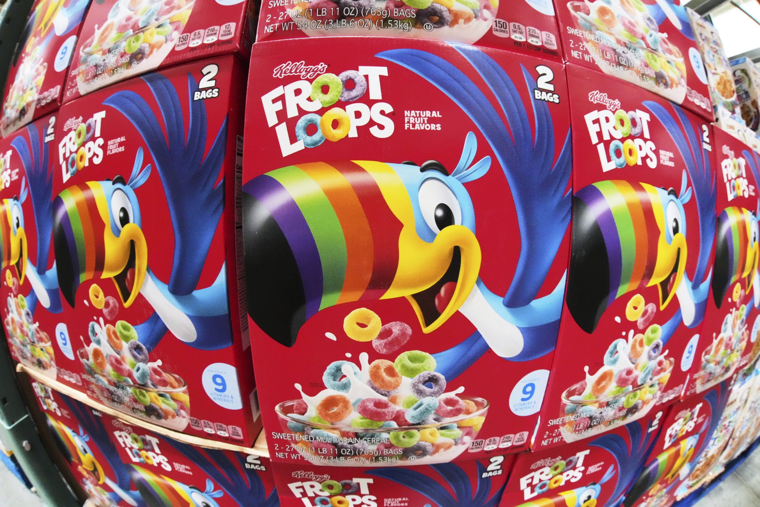 Kellogg says it will remove artificial dyes from cereals by the end of 2027