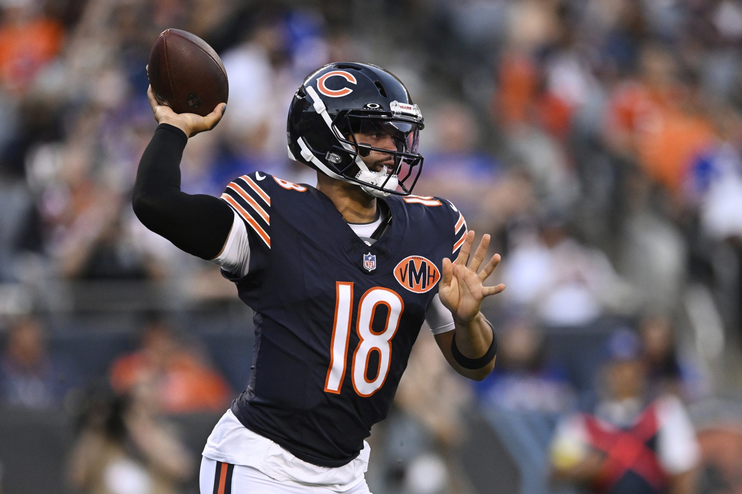 Caleb Williams looks sharp in Ben Johnson’s offense as Bears rout Bills 38-0 in preseason