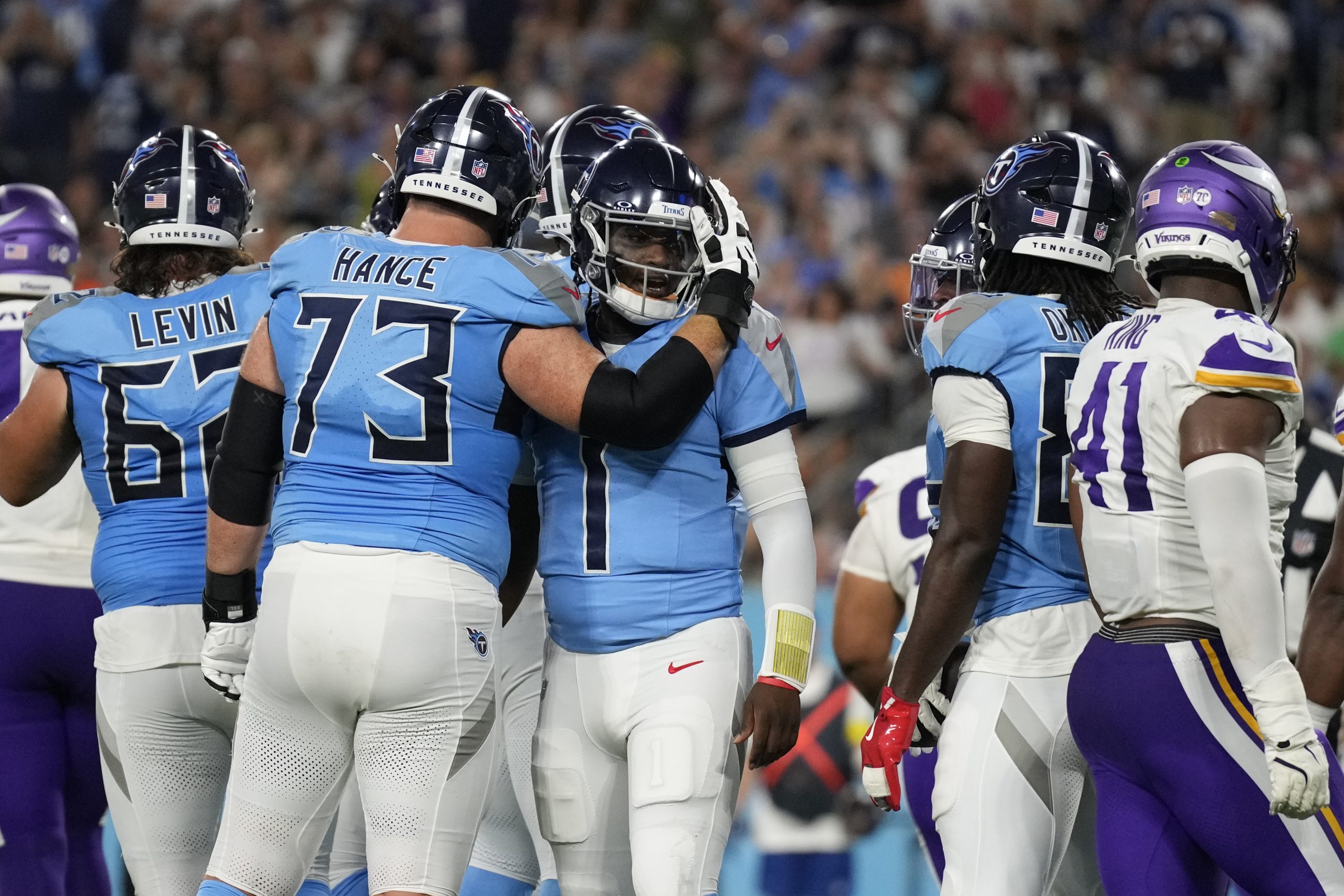 Cam Ward’s first NFL touchdown will have to wait as Titans beat Vikings 23-13 to wrap preseason