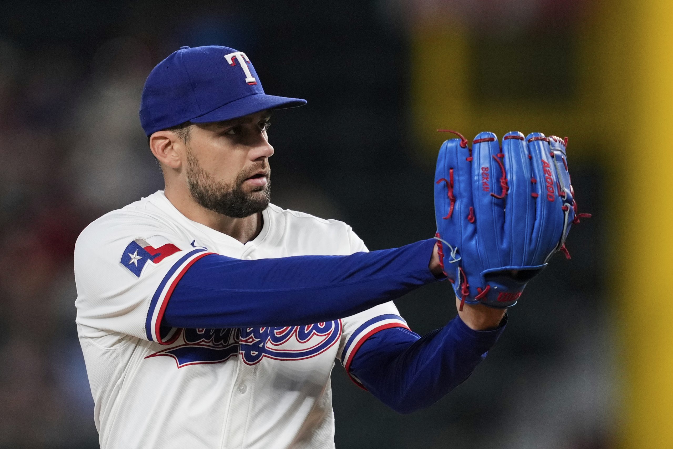Rangers pitcher Nathan Eovaldi’s career-best season likely over because of rotator cuff strain