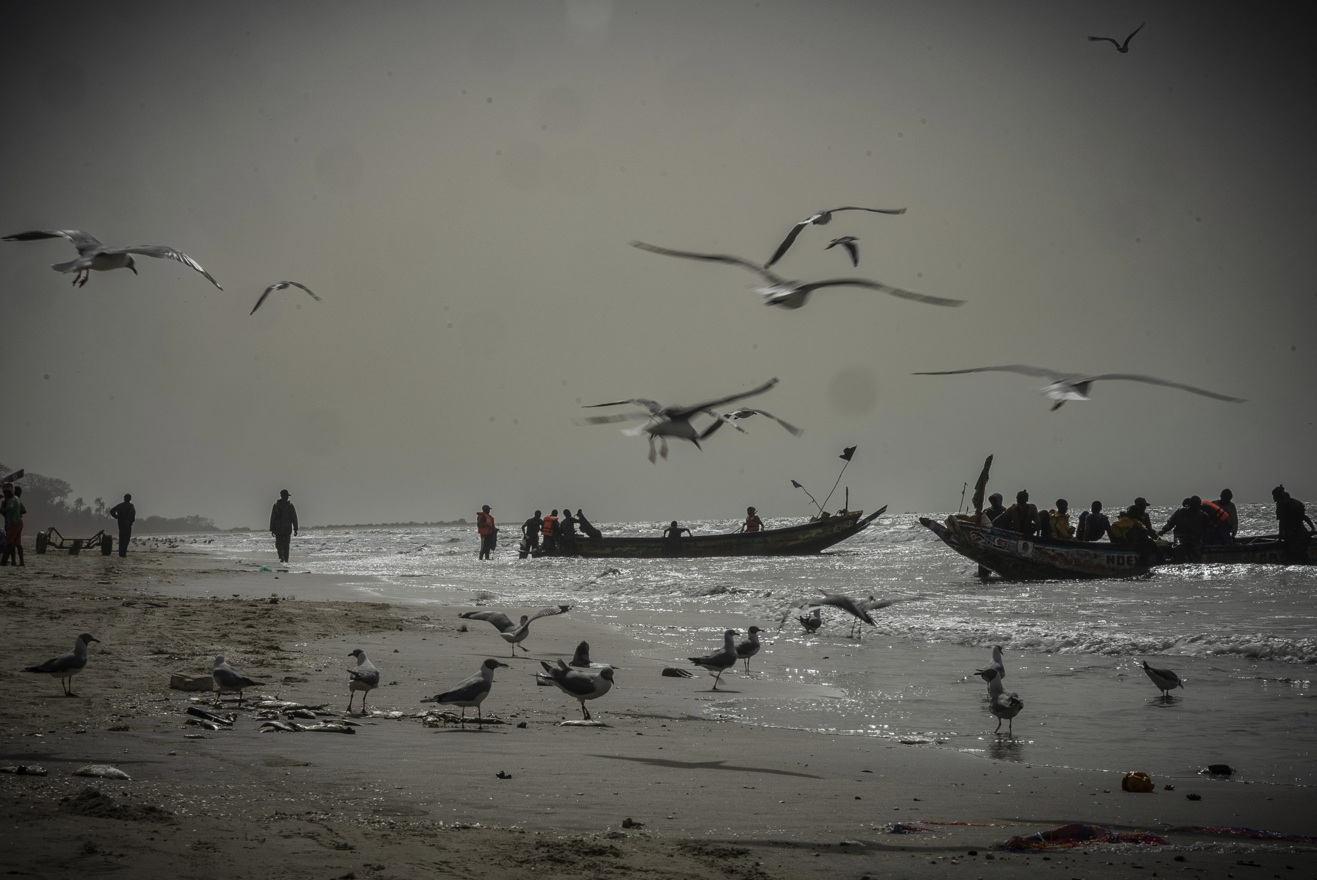 Photos of a Gambian village where a ‘sea war’ is brewing