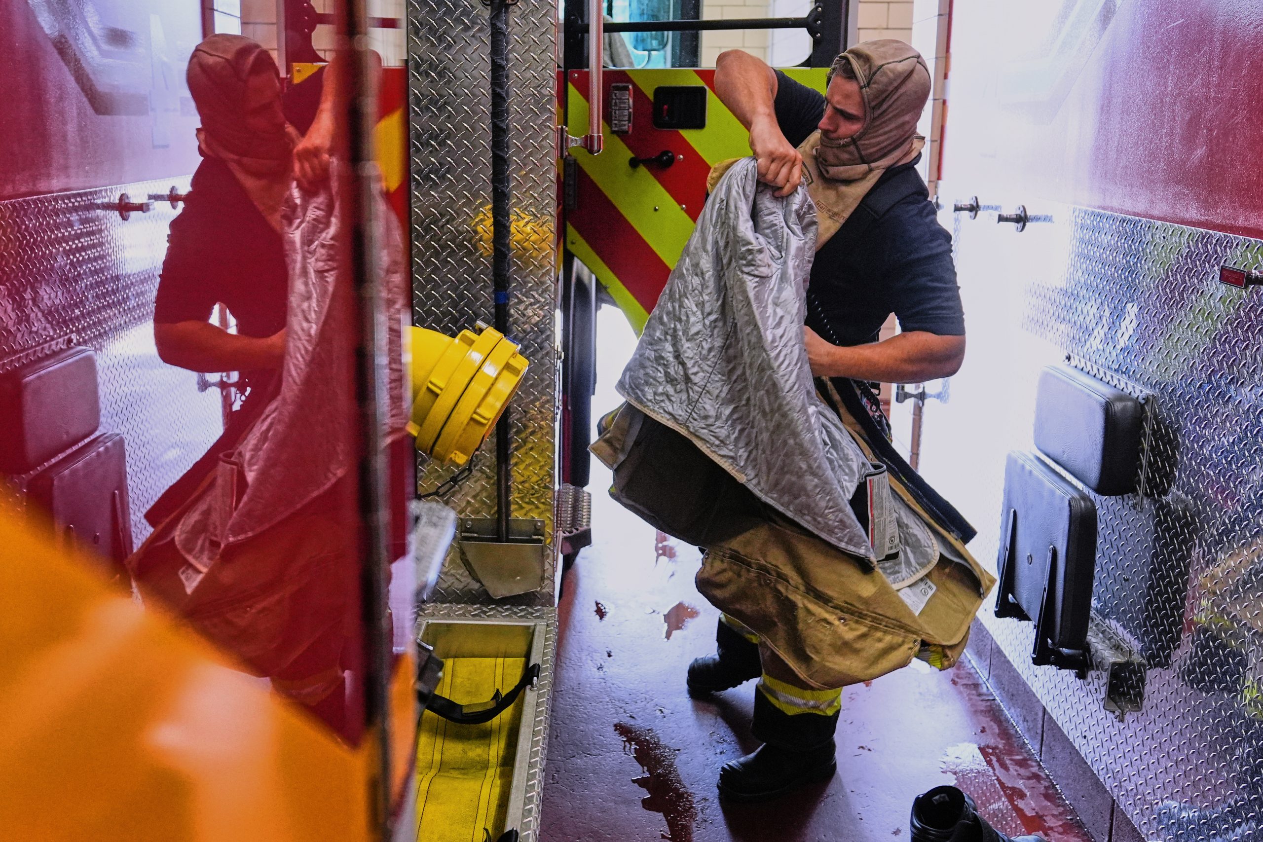 Fire departments concerned about cancer risks are buying gear that is free of forever chemicals