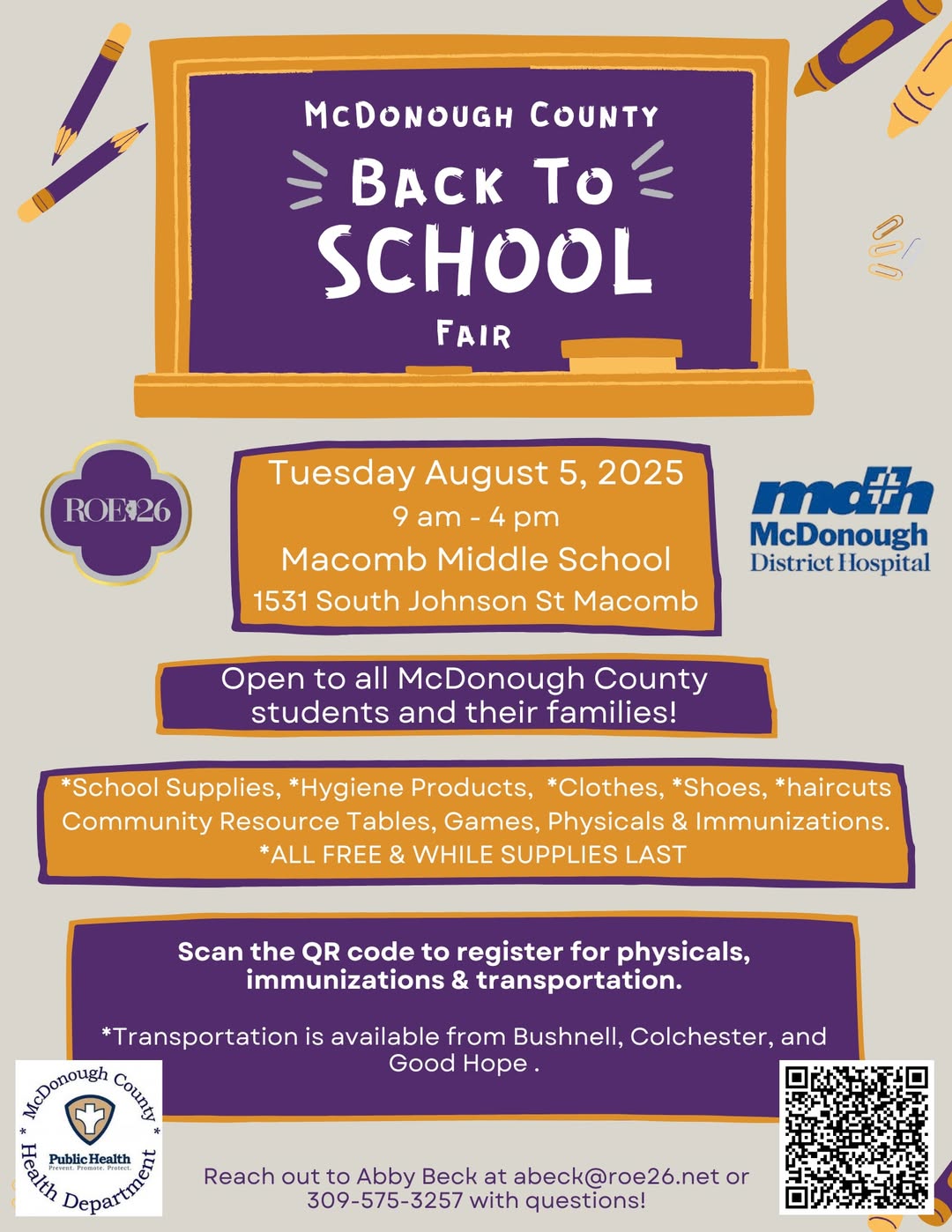 If you still need to get your physical examination and immunizations done don’t miss this event, TODAY!!!!!  𝐅𝐑𝐄𝐄 𝐩…