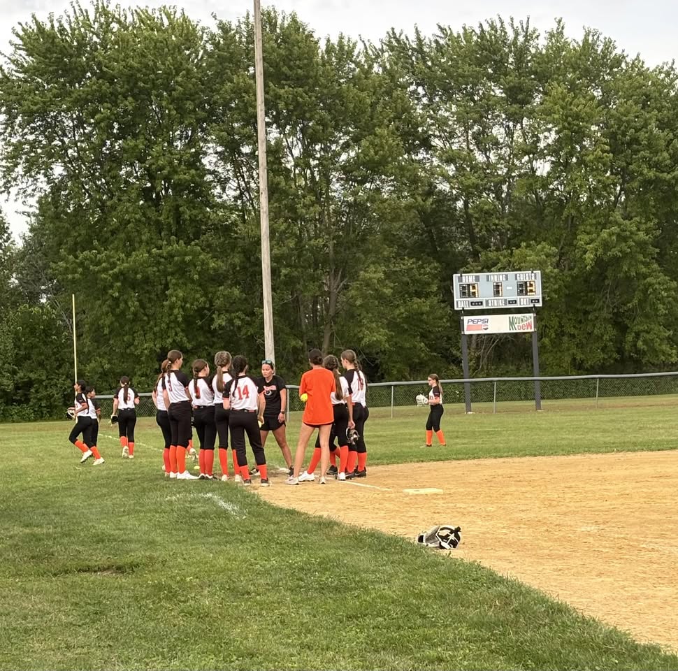 Coach Madelyn Belville is now the career win leader for MJH Softball with a 9-4 victory over West Prairie! #OnceABomberA…
