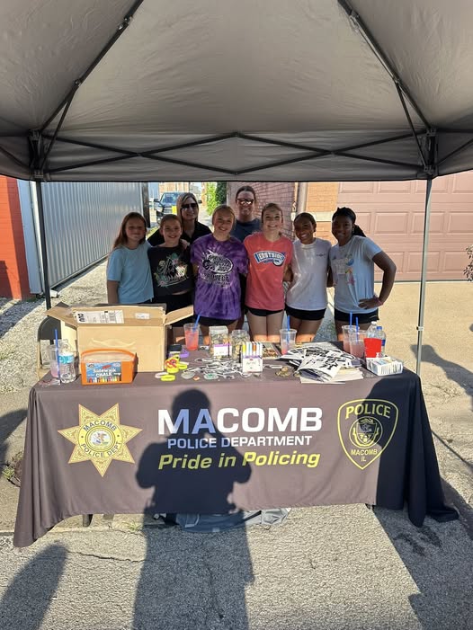 These Bomber Student Athletes showed up to help SRO Cremer out last night. They helped with face painting, rock painting…