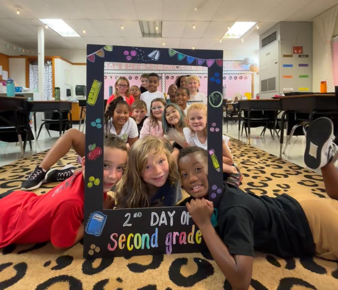 Miss Kramer’s class. 2nd day of 2nd grade.