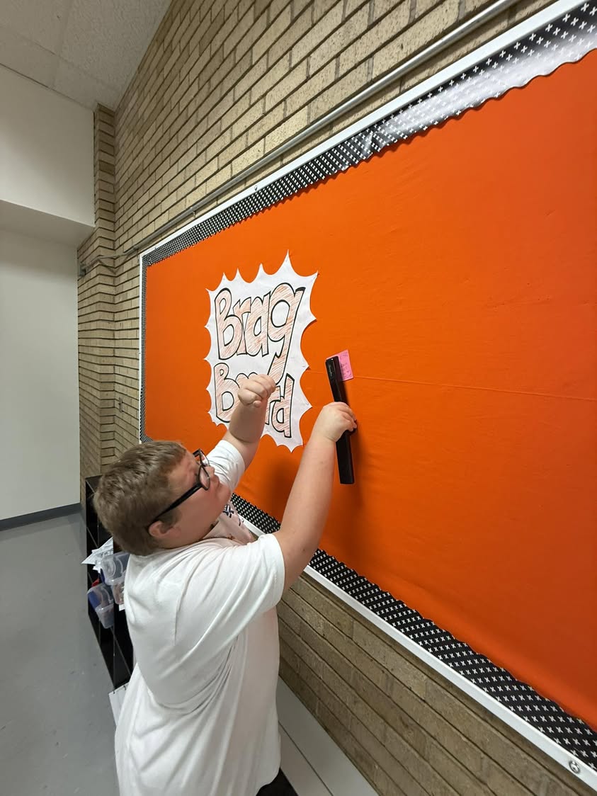 Jorgie is our first brag board student!  We are so PROUD of YOU!! Way to go kiddo! #brag #edisonbombers #MAC185