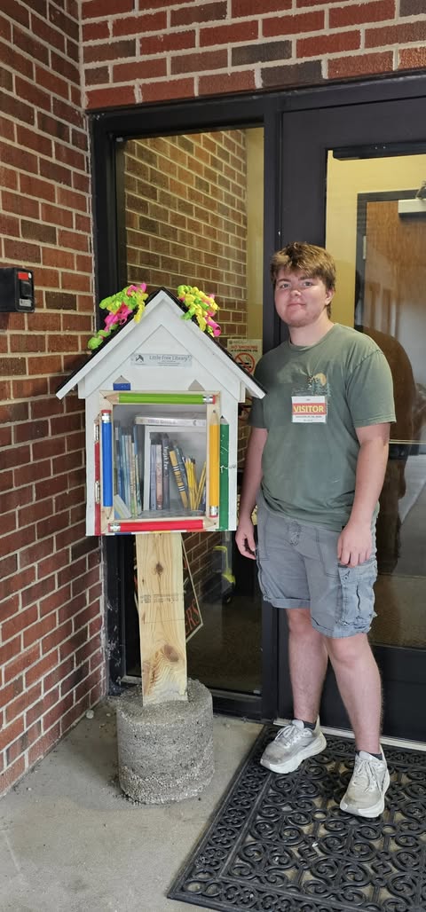 Little Free Library #2 is live and ready for visitors. This pencil themed library is at Catch A Star Learning Center on…