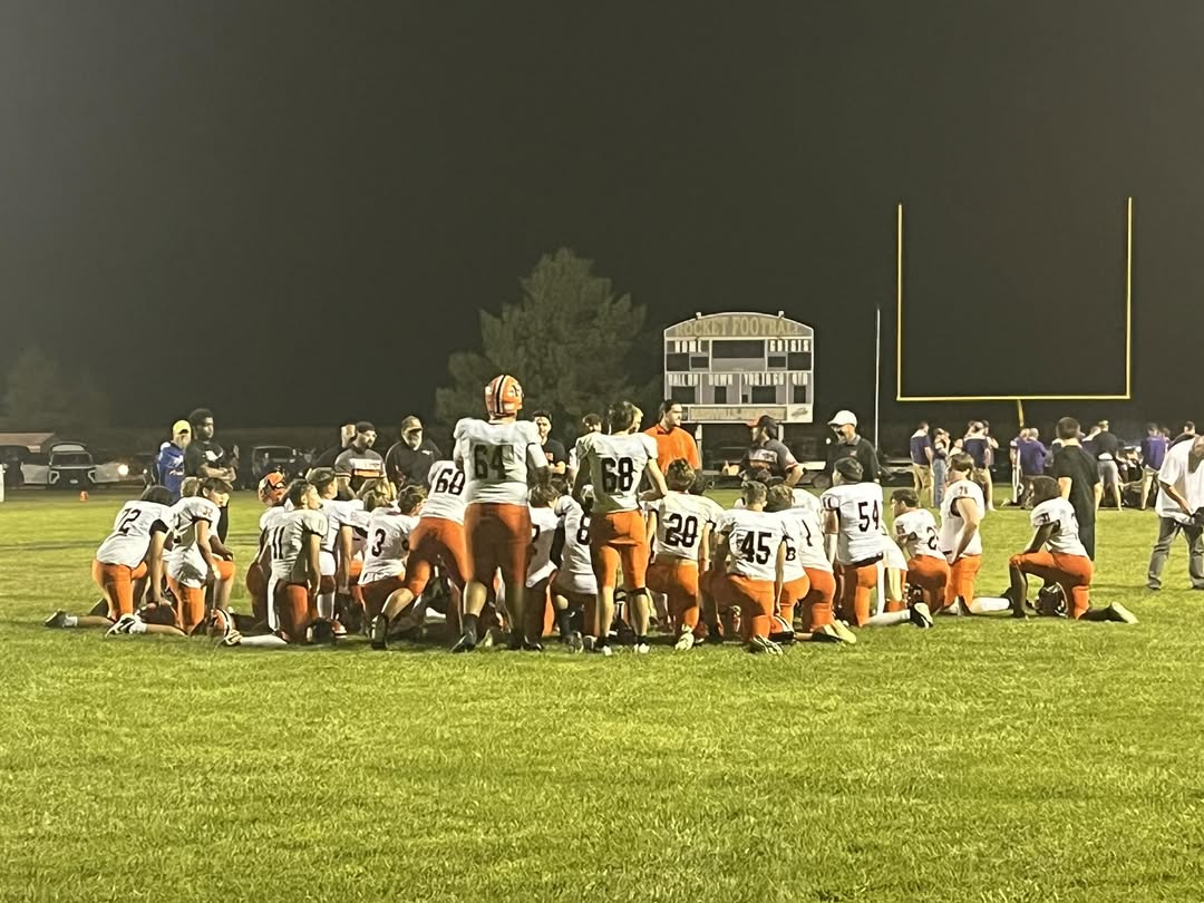 Bomber Football open the season with a 28-14 win over a gritty Rushville-Industry team. #OnceABomberAlwaysABomber