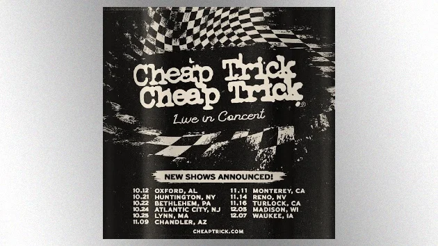 Cheap Trick announces new fall tour dates