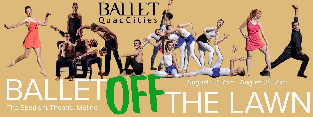 Ballet Quad Cities’ “Ballet Off the Lawn,” August 23 and 24