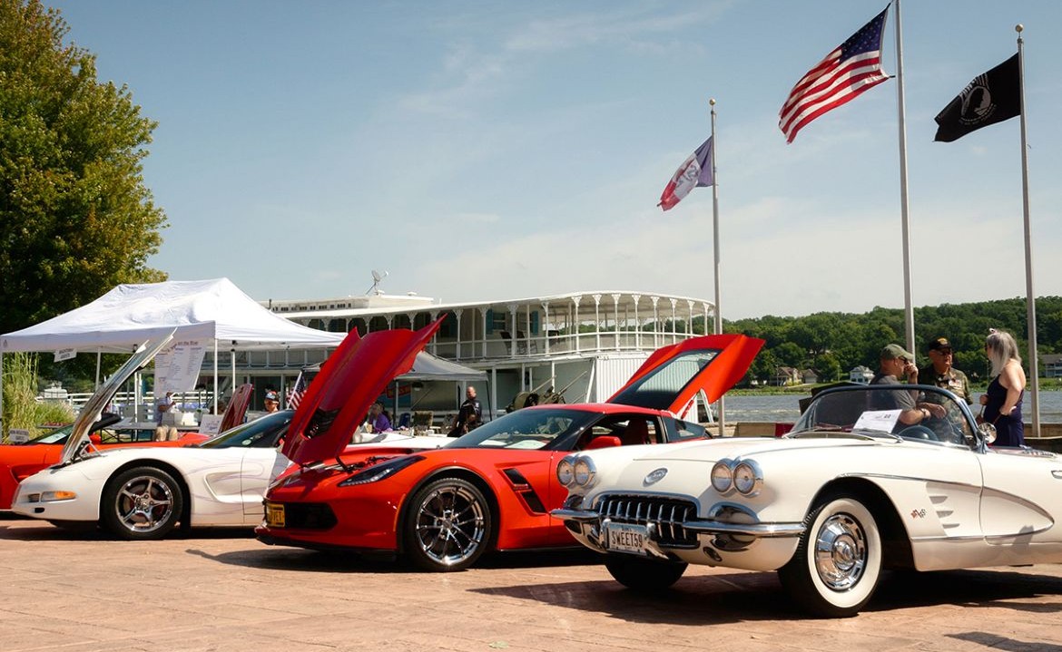 Vettes on the River: Vettes Supporting Vets, August 23