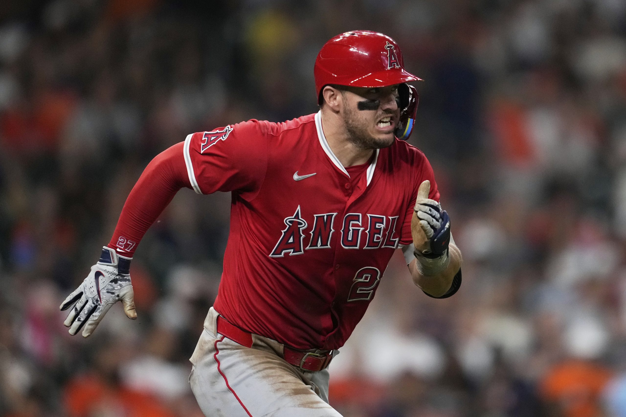 Mike Trout scratched from Angels’ lineup with skin infection