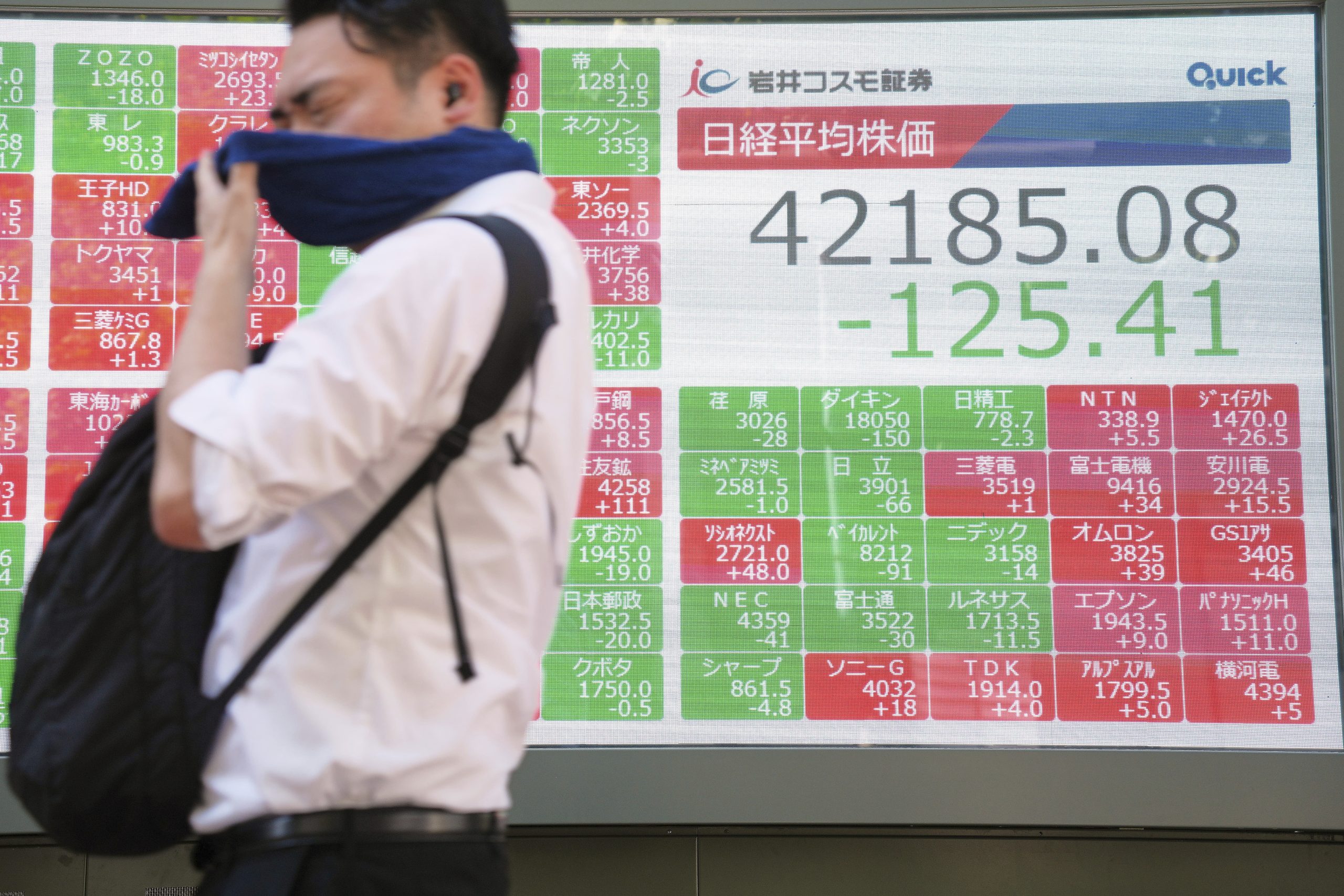 Asian benchmarks slip after US stocks sink and Japan faces political uncertainty