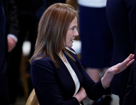 Supreme Court’s Barrett says US not in constitutional crisis