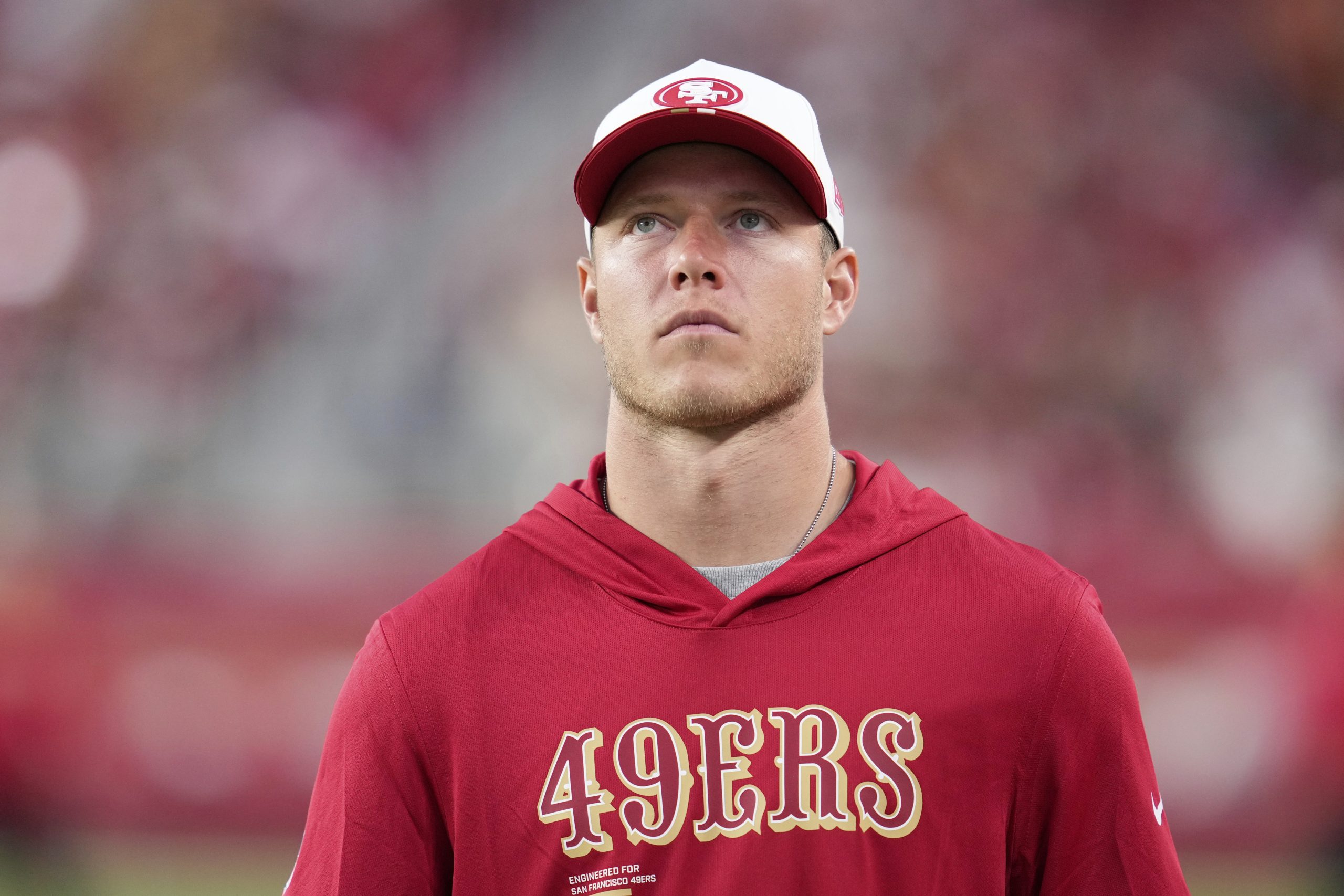 49ers star Christian McCaffrey questionable for season opener after calf injury