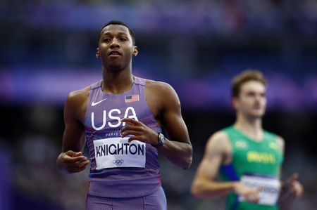 Doping-US sprinter Knighton banned for four years for doping violation