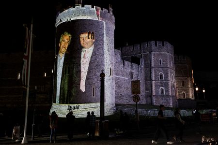 Four arrested after Trump, Epstein images projected onto Britain’s Windsor Castle