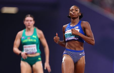 Athletics-Jefferson-Wooden, Jackson sizzle in women’s 200 heats
