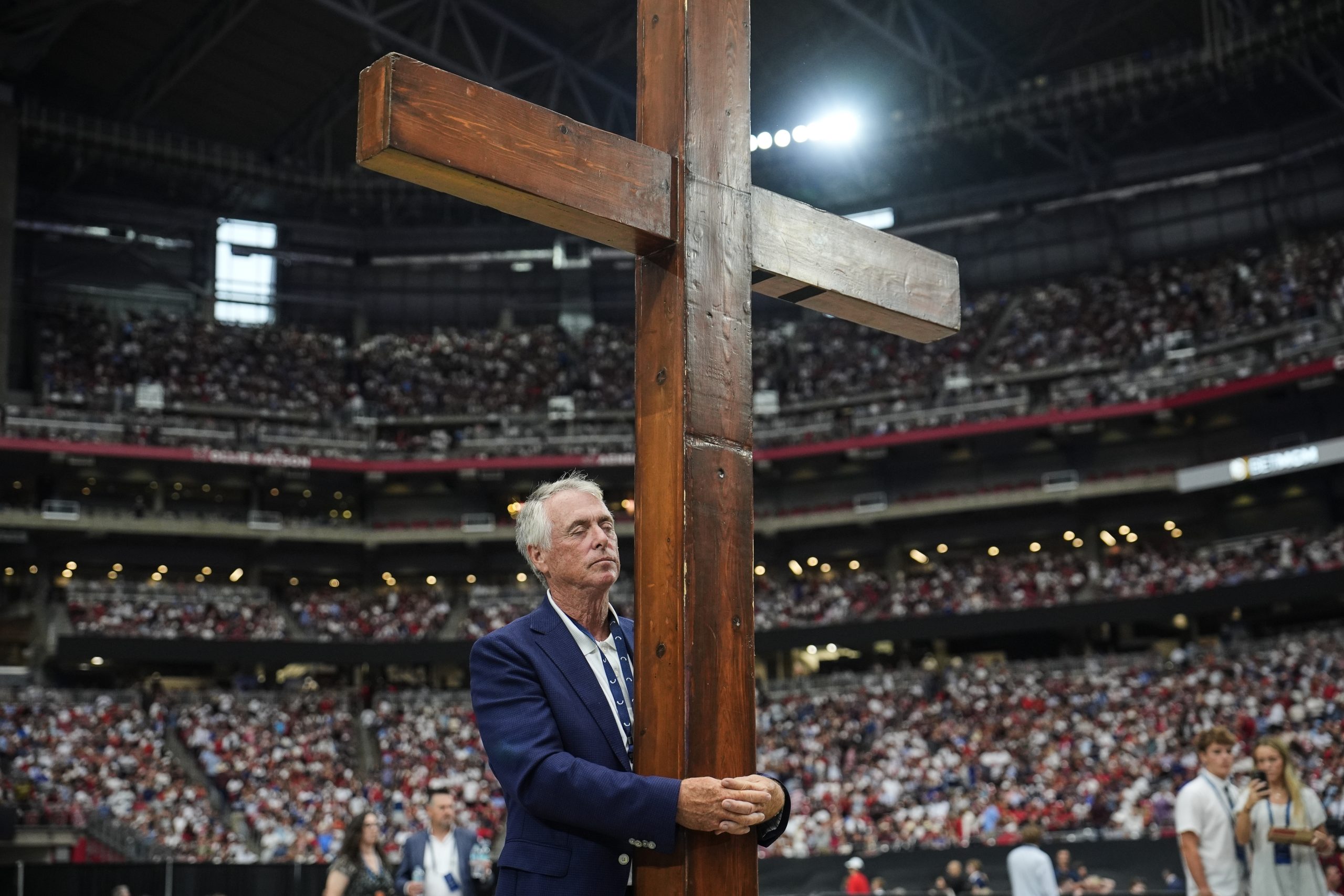 Top photos of conservative activist Charlie Kirk’s memorial service