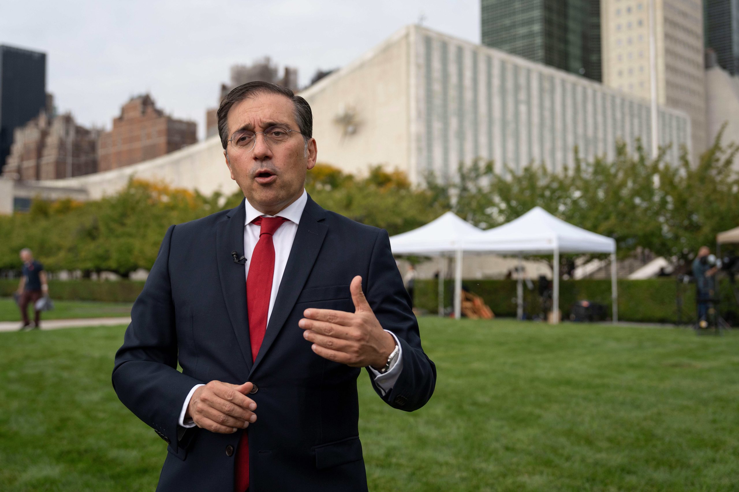 Spain’s top diplomat dismisses Israeli leader’s vow of no Palestinian state, saying it will happen