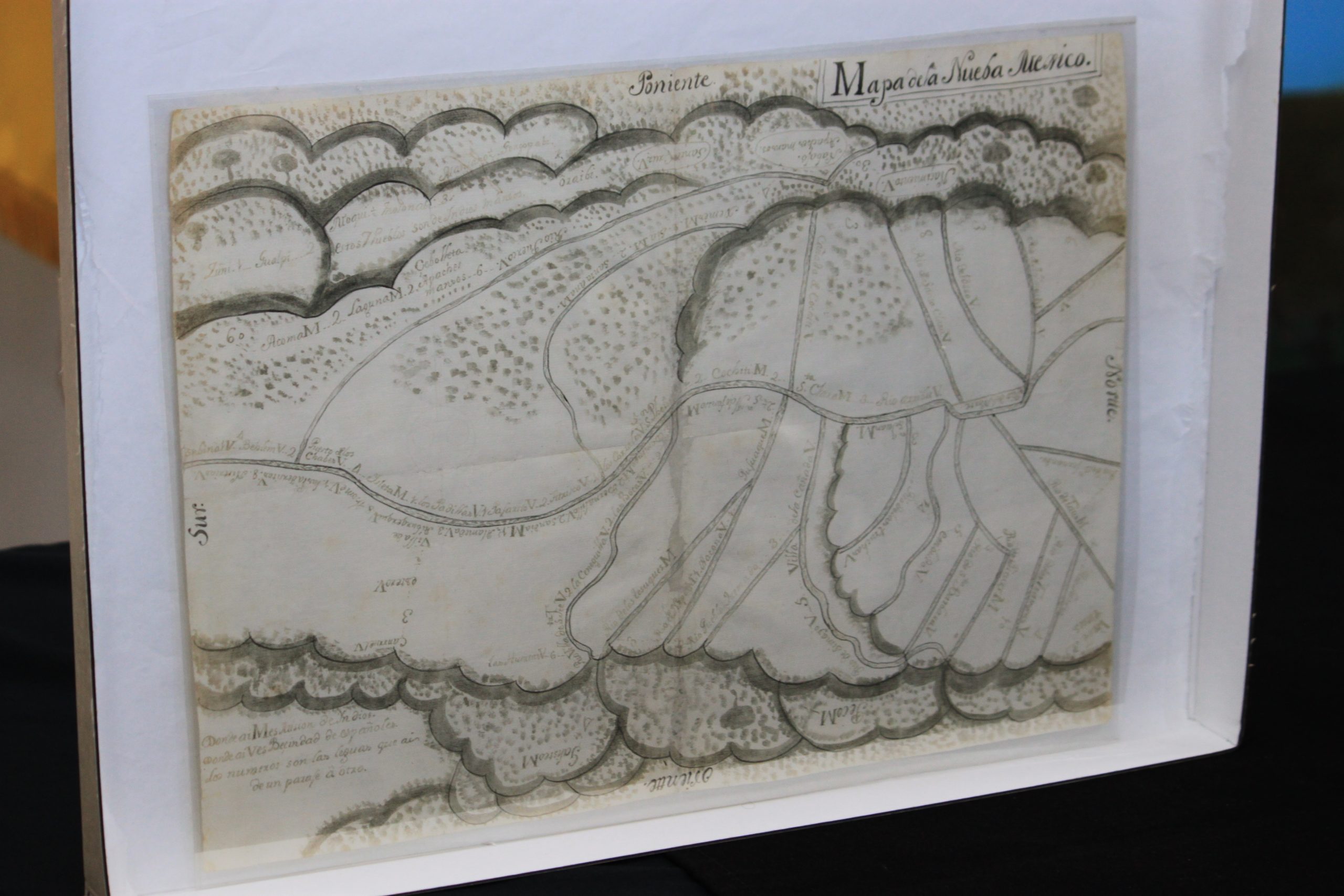 A centuries-old map is returned to Mexico after it was recovered in Santa Fe