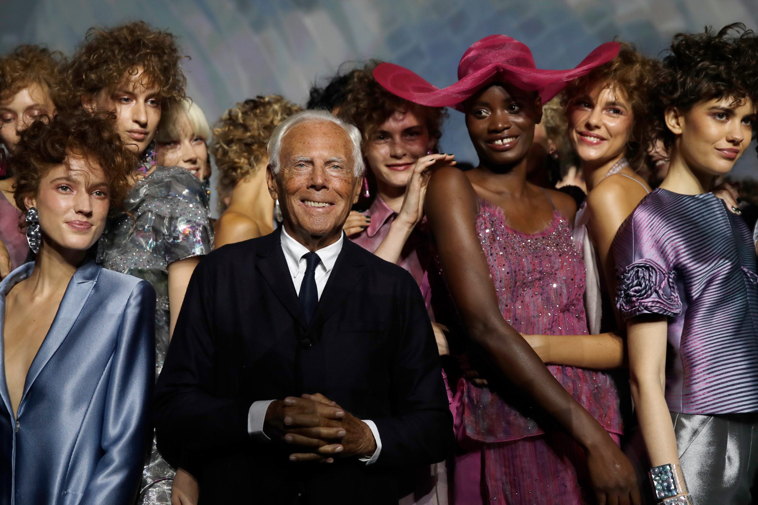 50 years of Giorgio Armani celebrated with gala black-tie runway show of his last collection