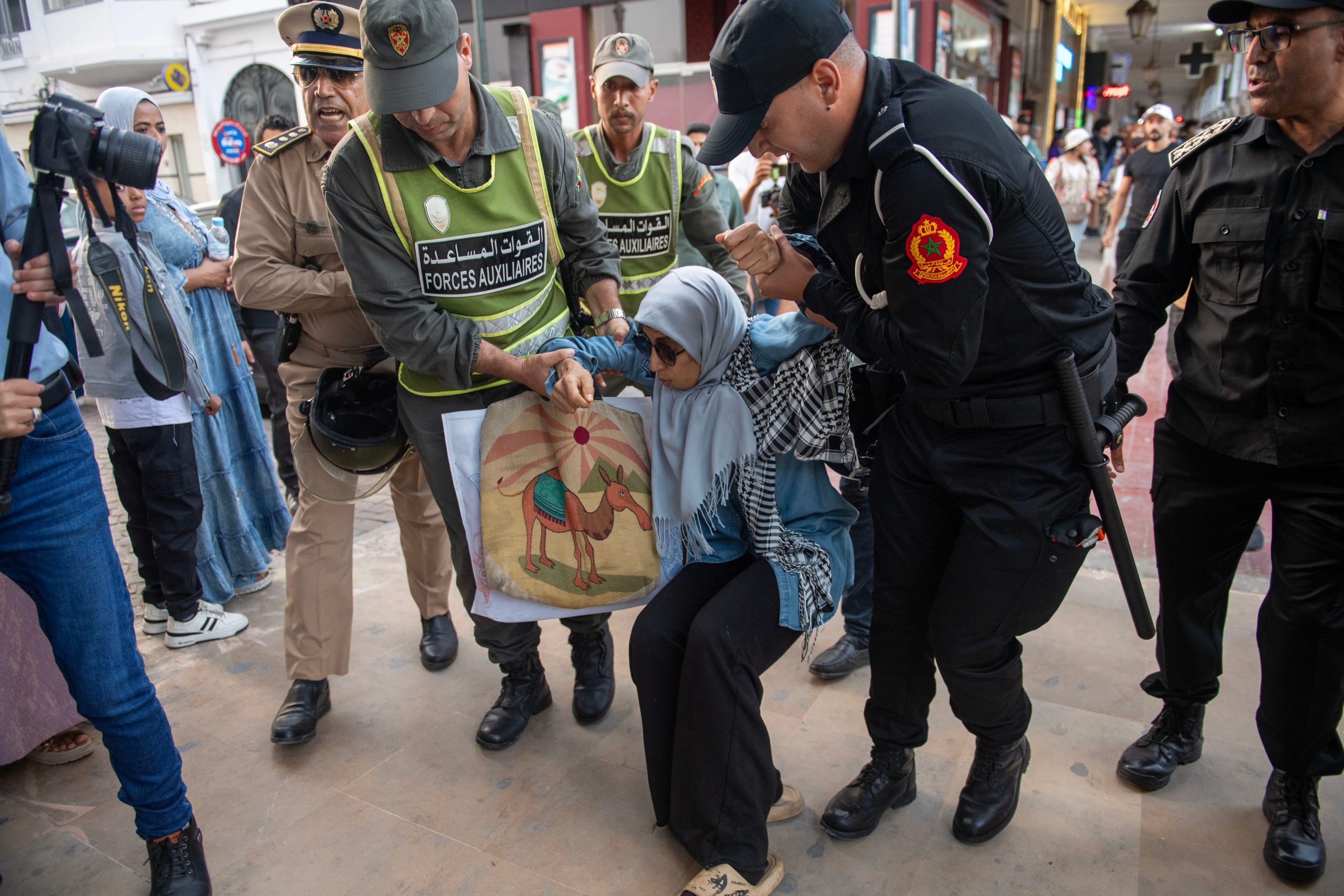 Young Moroccans clash with police while protesting stadium spending and health system decline