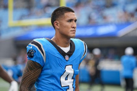 Panthers’ Tetairoa McMillan, Chuba Hubbard active vs. Patriots