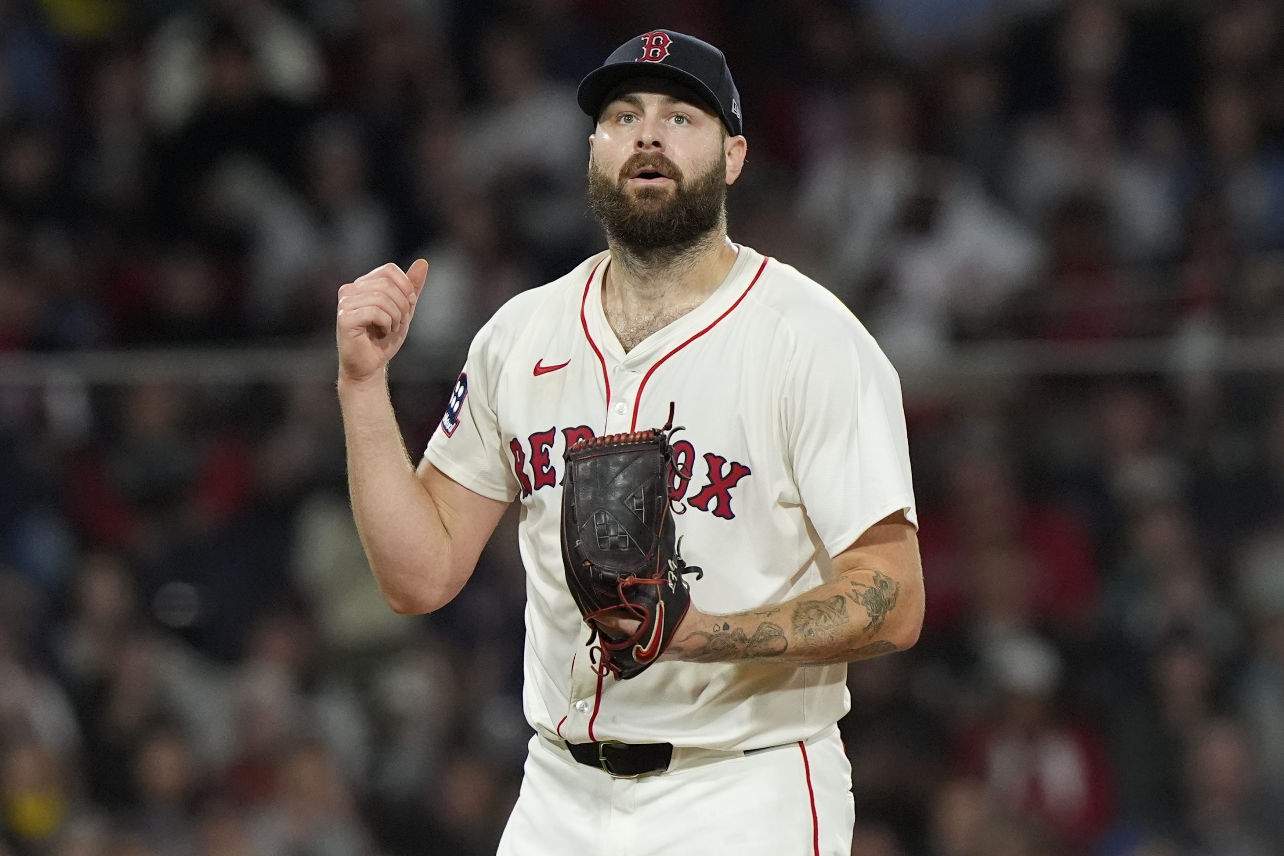 Red Sox pitcher Lucas Giolito to miss Wild Card Series vs. Yankees because of elbow injury