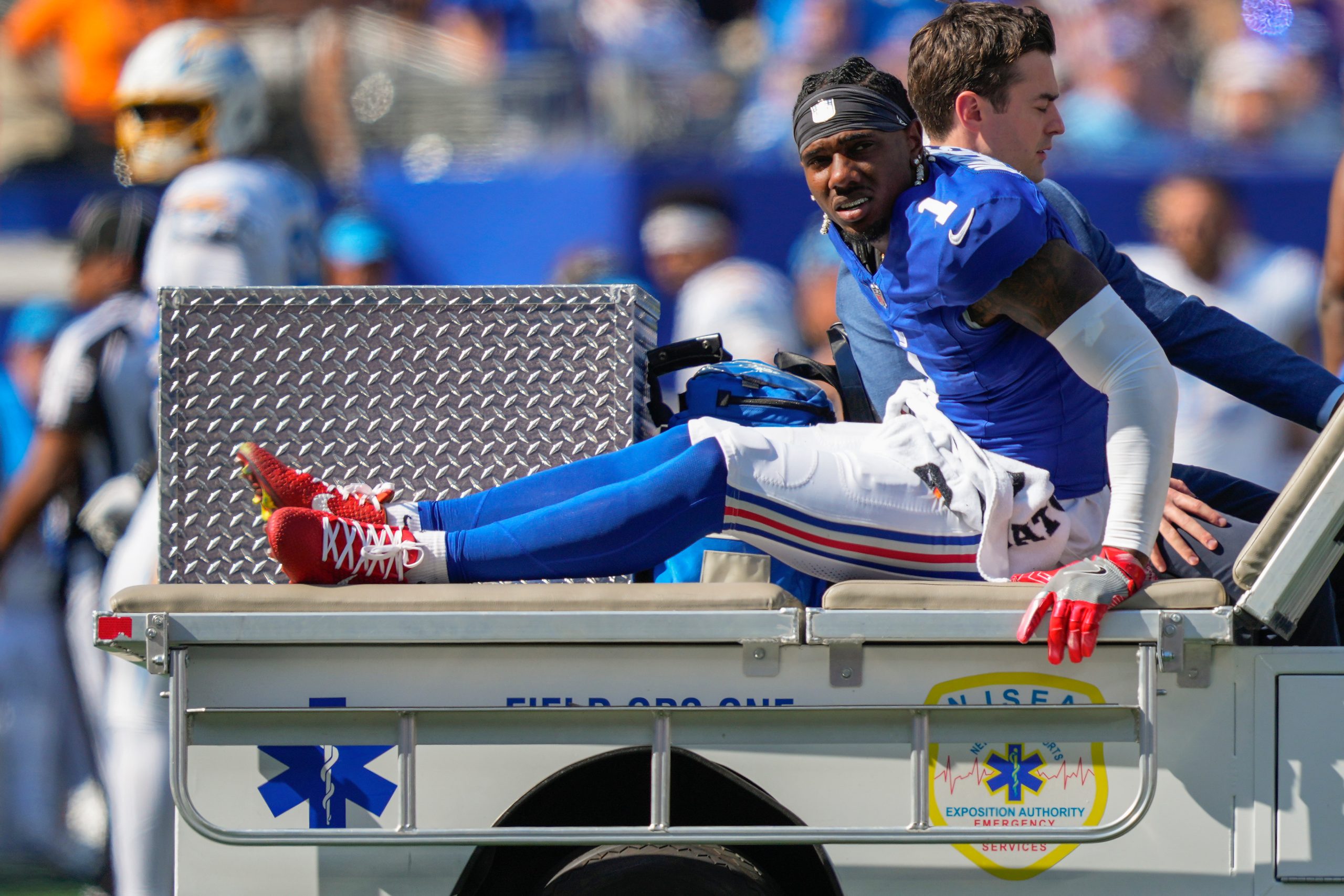 MRI confirms Giants receiver Malik Nabers has a torn ACL, coach Brian Daboll says