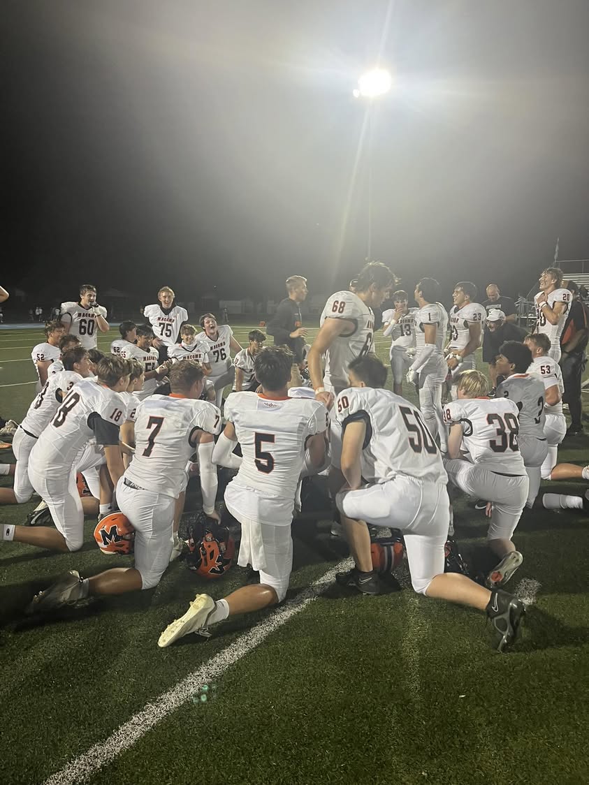 Bomber Football moves to 5-0 with a THRILLING 41-35 win on the road over Brese Mater Dei! #OnceABomberAlwaysABomber