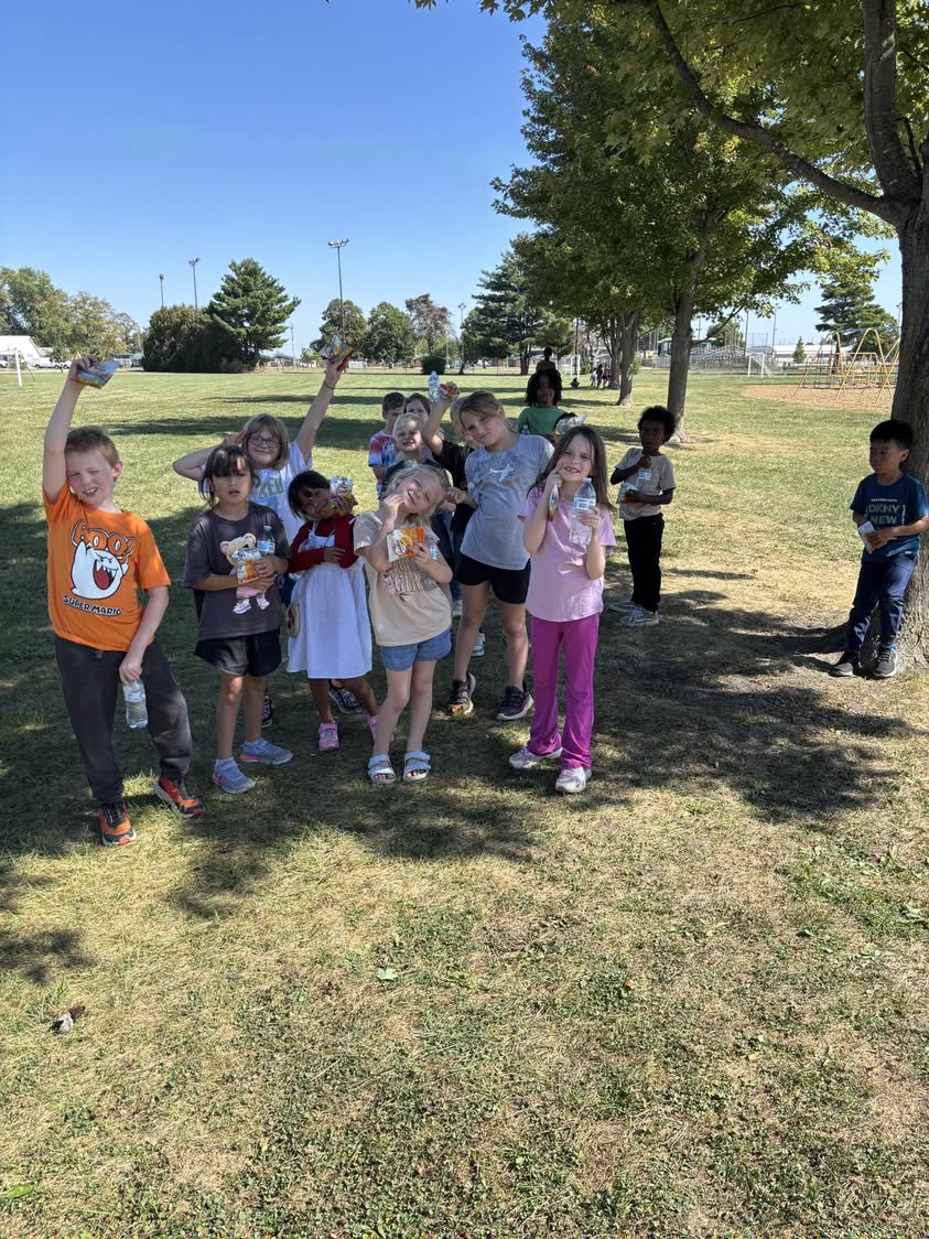 Mrs. Coupland’s class had an awesome time at the Walk a Thon today!