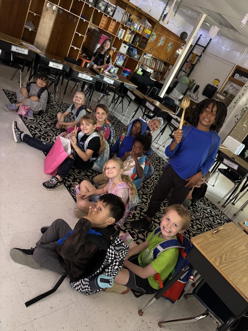 Mrs. Coupland’s class is proud to have earned the golden spoon for SOARing behaviors at lunch!