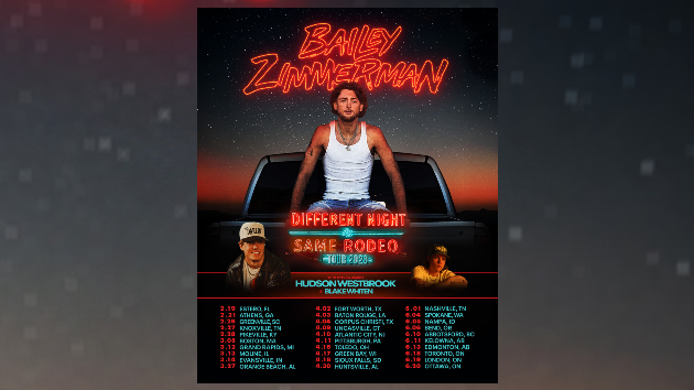 No longer New to Country, Bailey Zimmerman cues up the Different Night Same Rodeo Tour