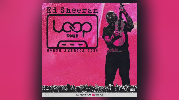 Ed Sheeran announces 2026 North American stadium dates for new LOOP Tour