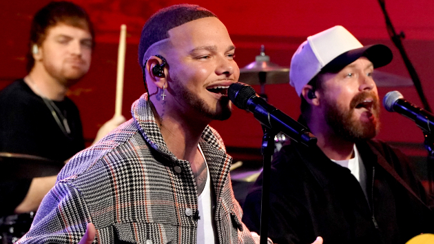 Kane Brown kicks off the Country Music Month celebration with a marching band