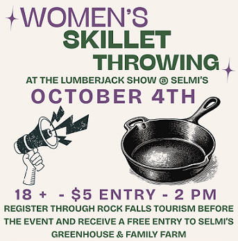 Lumberjack Show October 4th at Selmi’s!