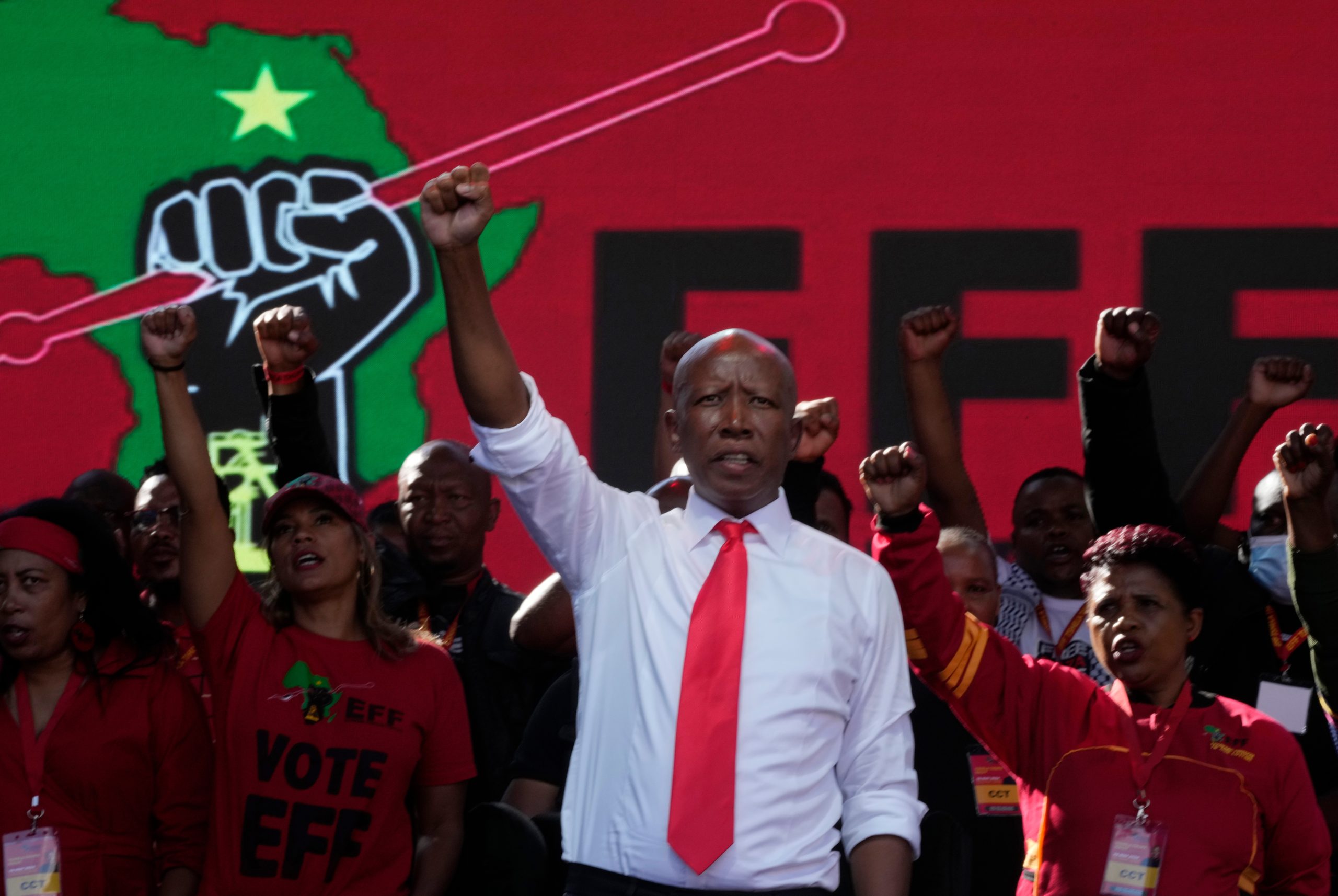 South African opposition leader Julius Malema is found guilty on gun charges