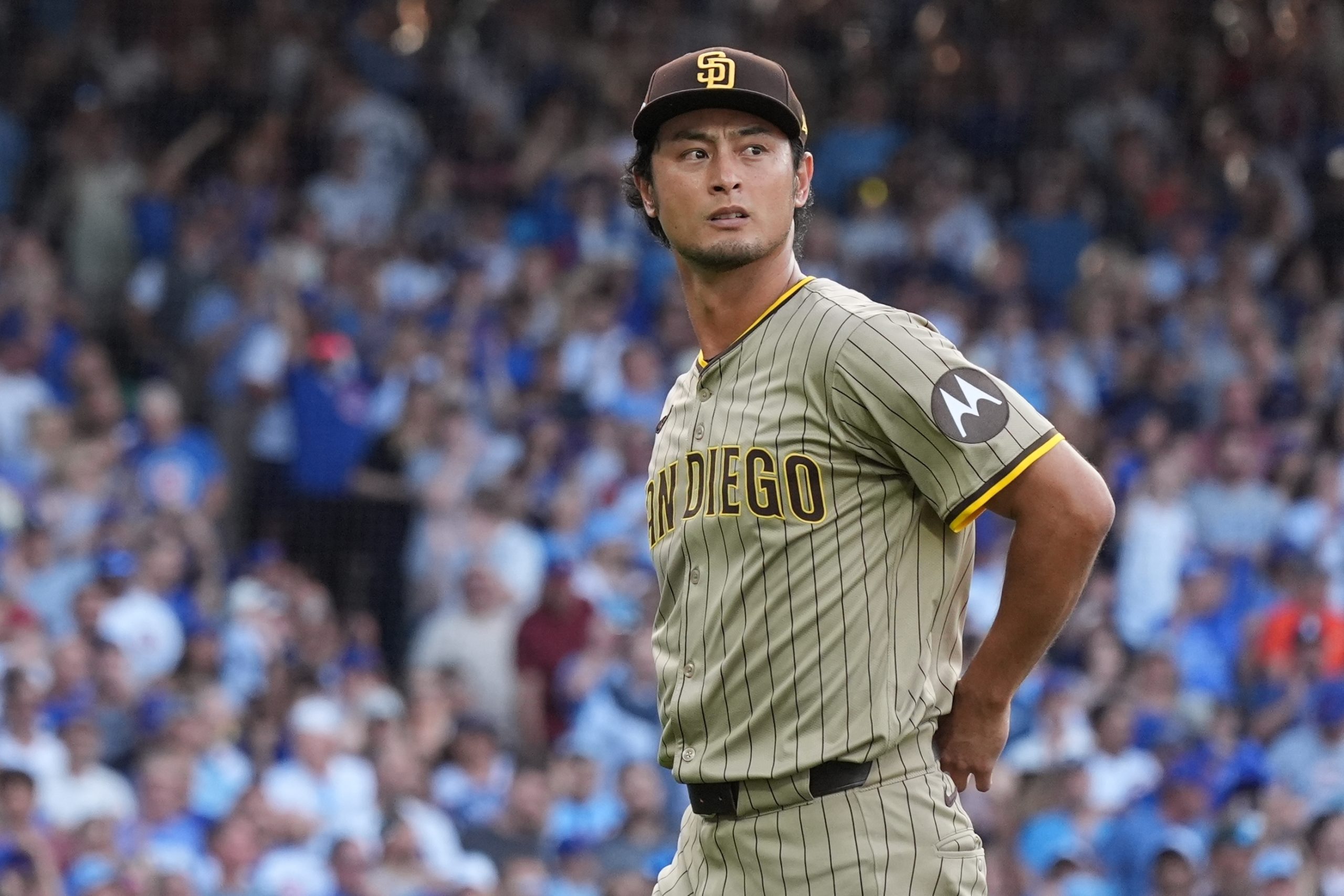 Darvish exits early, bats go quiet as Padres get bounced from playoffs with Game 3 loss to Cubs